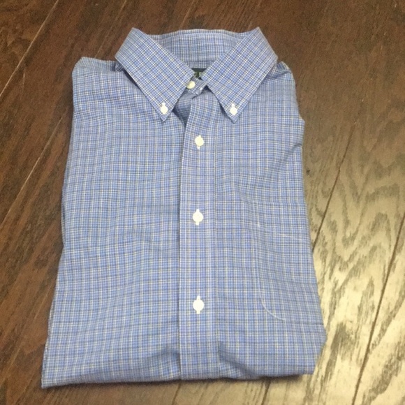 Ralph Lauren classic fit blue plaid shirt - Picture 2 of 9